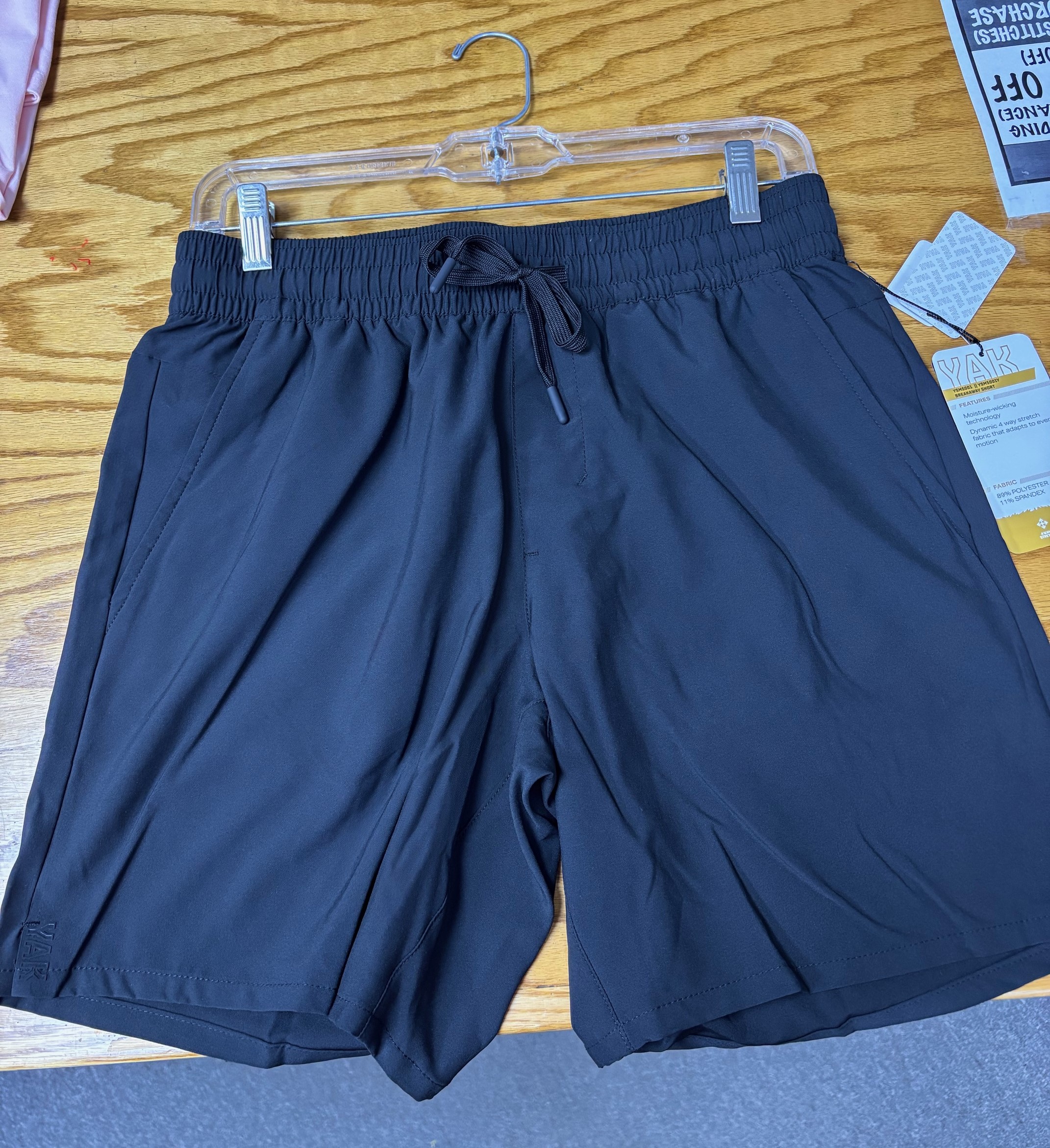 BOYS HOCKEY HOCKEY YAK SHORTS (BLACK)