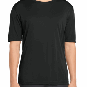 BOYS BB ADULT SPORT-TEK SHORT SLEEVE T-SHIRT (BLACK)
