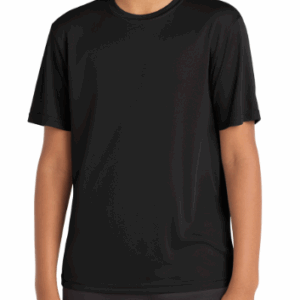 BOYS BB YOUTH SPORT-TEK SHORT SLEEVE T-SHIRT (BLACK)