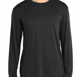 BOYS BB ADULT SPORT-TEK LONG SLEEVE (BLACK)