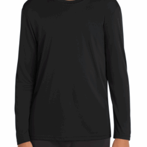 BOYS BB YOUTH SPORT-TEK LONG SLEEVE (BLACK)