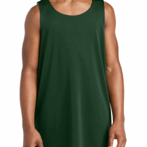 BOYS BB YOUTH SPORT-TEK REVERSIBLE JERSEY (WHT/FOREST GRN)